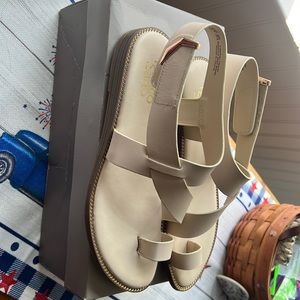 Franco Sarto sandals cream size 7.5. Worn once